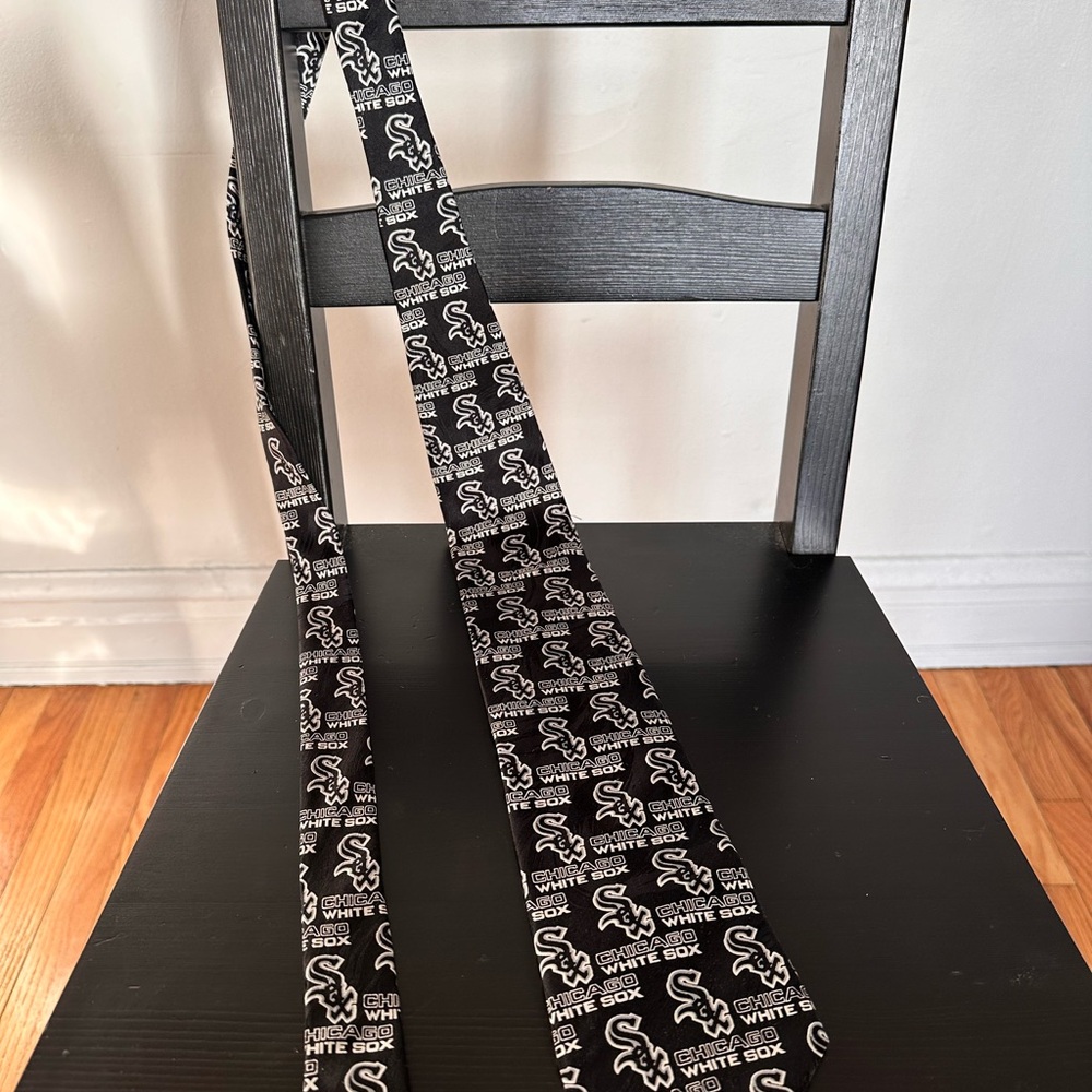 Chicago White Sox Neck Tie 1996 Ralph Marlin Silk Vintage Collectable Sports